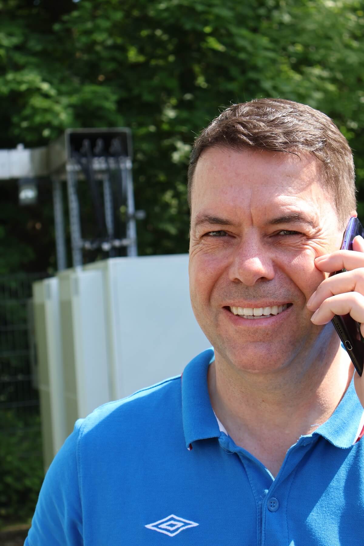 Maik Becker, available by phone